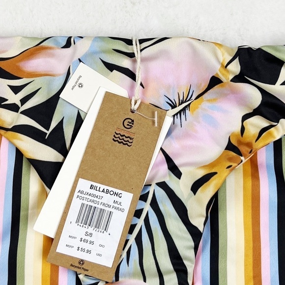 NWT Billabong Postcards From Paradise Lowrider Reversible Bikini Bottoms - Picture 5 of 7